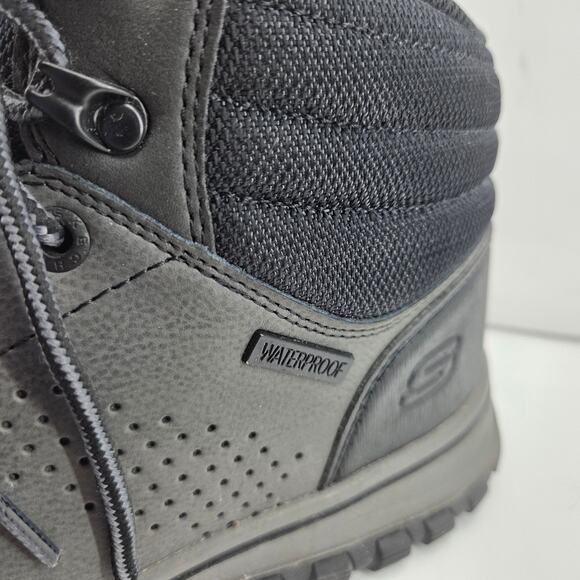 Skechers  COMP TOE DASSAH MID WATERPROOF BLACK - MENS